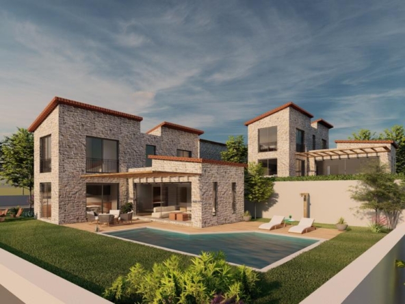 01 Detached villa for sale Bodrum Bitez 2204