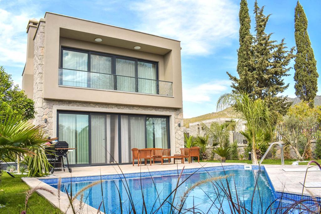 01 Luxury stone villa for sale Bodrum Ortakent 2233