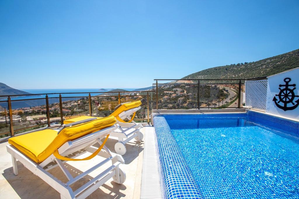 01 Kalkan private pool apartment for sale 4076