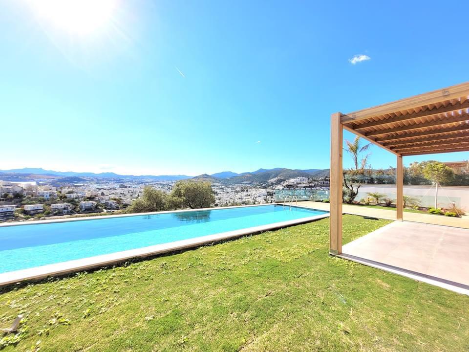 01 Single level private pool villa for sale Bodrum Konacik 2237