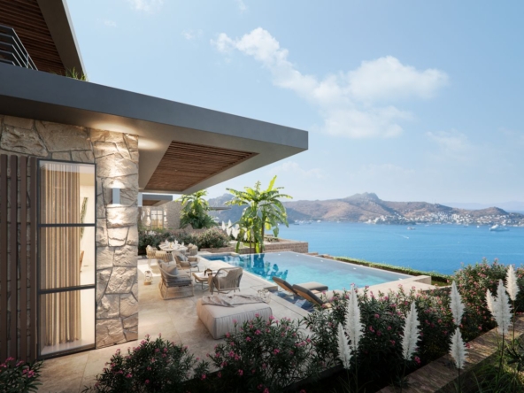 01 Sea view luxury property for sale Bodrum Yalikavak 2244